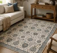 Shantelle Floral Modern Blue Area Rug by Oriental Weavers 